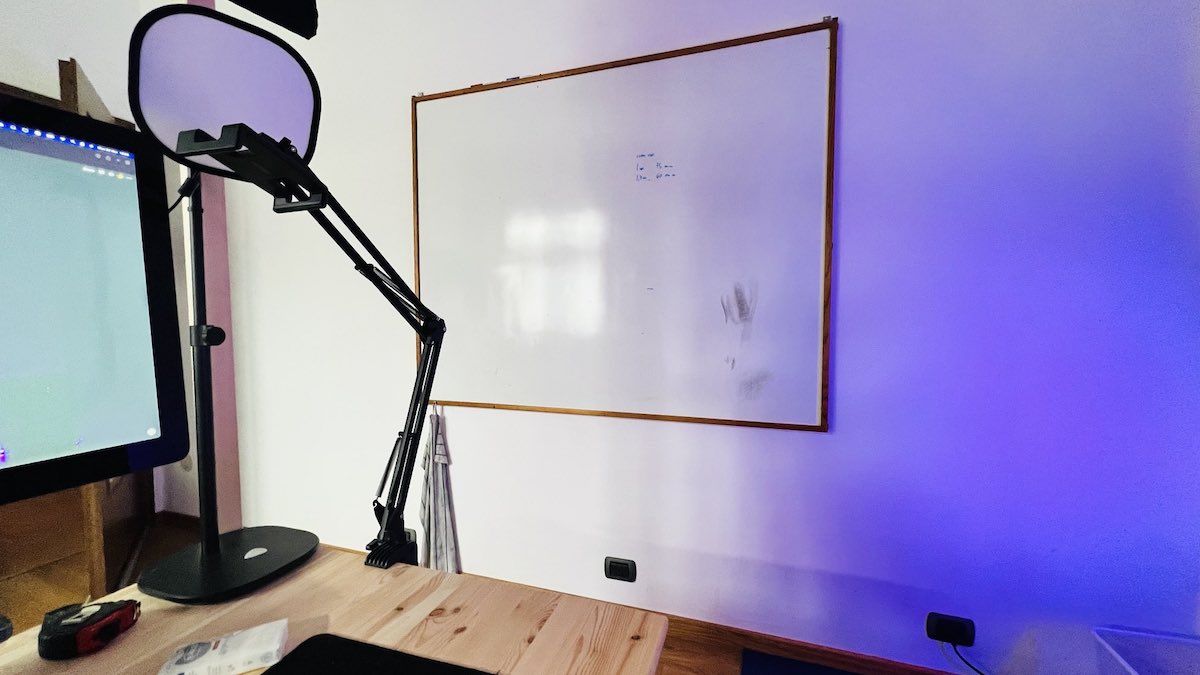 Large white whiteboard mounted on a wall used for planning and organizing thoughts